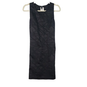Versus Versace Black Sleeveless Dress Womens 28/42 Sheath Cocktail Made in Italy